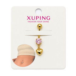 Kolczyk Xuping pozłacany 14k  3 cm [ piercing ] - MF43304