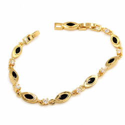 Bransoletka CM miedź pozłacana 14k [ 17-19 cm ] - MF44393