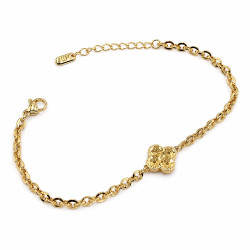Bransoletka CM miedź pozłacana 14k [ 17+3 cm ] - MF43450