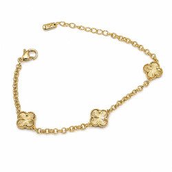 Bransoletka CM miedź pozłacana 14k [ 17+3 cm ] - MF43494