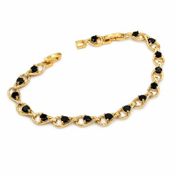 Bransoletka CM miedź pozłacana 14k [ 17-19 cm ] - MF44388