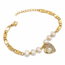 Bransoletka CM miedź pozłacana 14k [ 17+3 cm ] - MF44366
