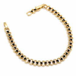 Bransoletka CM miedź pozłacana 14k [ 17-19 cm ] - MF44395