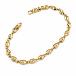 Bransoletka CM miedź pozłacana 14k [ 17-19 cm ] - MF44440