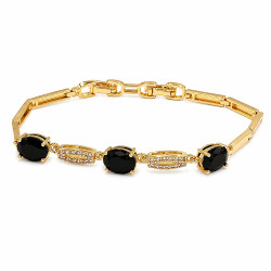 Bransoletka CM miedź pozłacana 14k [ 17-19 cm ] - MF44391