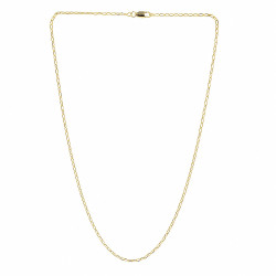 Naszyjnik CM miedź pozłacana 14k [ 45 cm ] - MF43438
