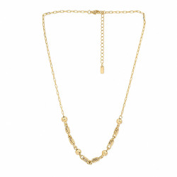 Naszyjnik CM miedź pozłacana 14k [ 40+5 cm ] - MF43485