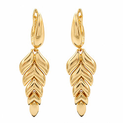 Kolczyki CM miedź pozłacana 14k [ 4 cm ] - MF43466