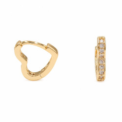 Kolczyki CM miedź pozłacana 14k [ 1,2 cm ] - MF44424