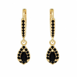 Kolczyki CM miedź pozłacana 14k [ 2,5 cm ] - MF44380