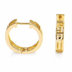 Kolczyki CM miedź pozłacana 14k [ 2 cm ] - MF44446-A