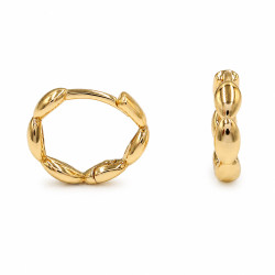 Kolczyki CM miedź pozłacana 14k [ 1,2 cm ] - MF44443