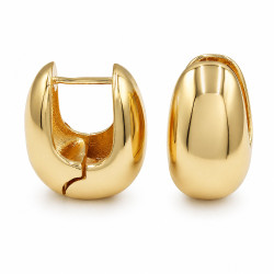 Kolczyki CM miedź pozłacana 14k [ 2 cm ] - MF43567