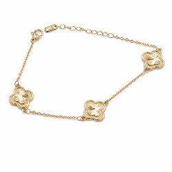 Bransoletka CM miedź pozłacana 14k [ 18+3 cm ] - MF43495