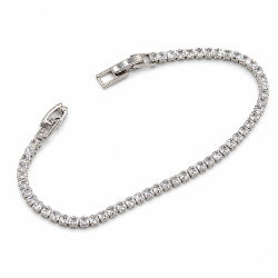Bransoletka CM miedź rodowana [ 17-19 cm ] - MF43543