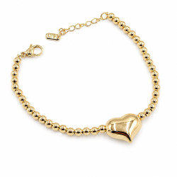 Bransoletka CM miedź pozłacana 14k [ 17+3 cm ] - MF43526