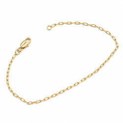 Bransoletka CM miedź pozłacana 14k [ 19 cm ] - MF43550
