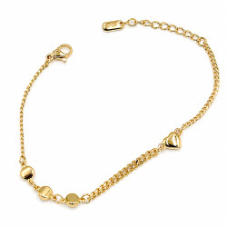 Bransoletka CM miedź pozłacana 14k [ 16+3 cm ] - MF43548