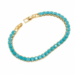 Bransoletka CM miedź pozłacana 14k [ 17-19 cm ] - MF43520