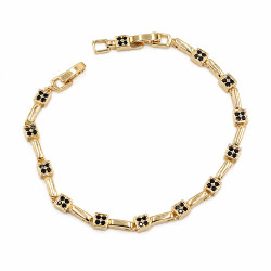 Bransoletka CM miedź pozłacana 14k [ 17-19 cm ] - MF43522