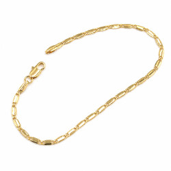 Bransoletka CM miedź pozłacana 14k [ 19 cm ] - MF43528