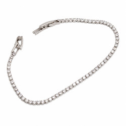 Bransoletka CM miedź rodowana [ 18 cm ] - MF43539
