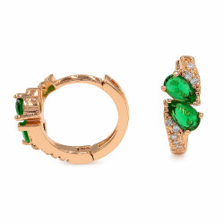 Kolczyki Xuping pozłacane 18k [ 1,2 cm ] - MF40852