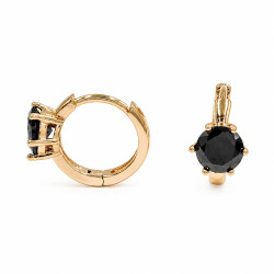 Kolczyki Xuping pozłacane 18k [ 1,3 cm ] - MF43416-2