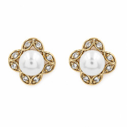 Kolczyki Xuping pozłacane 18k [ 1,3 cm ] - MF43248