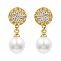 Kolczyki Xuping pozłacane 18k [ 2,8 cm ] - MF43361
