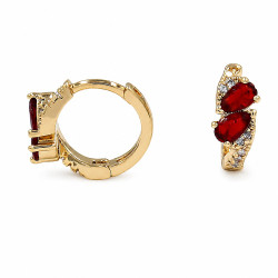 Kolczyki Xuping pozłacane 18k [ 1,2 cm ] - MF40852-3