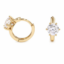 Kolczyki Xuping pozłacane 18k [ 1,2 cm ] - MF43416