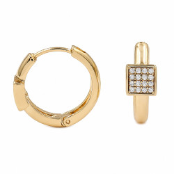 Kolczyki Xuping pozłacane 18k [ 1,6 cm ] - MF43223