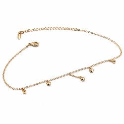 Bransoletka Xuping pozłacana 18k [ 23+6 cm Na Kostkę ] - MF43200