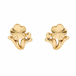 Kolczyki Xuping pozłacane 18k [ 1 cm ] - MF43224