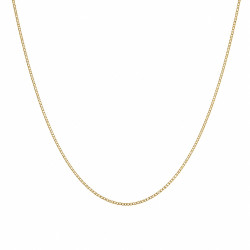 Naszyjnik CM miedź pozłacana 14k [ 55 cm ] - MF43530