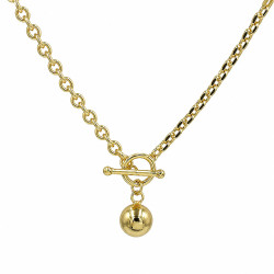 Naszyjnik CM miedź pozłacana 14k [ 45 cm ] - MF43564