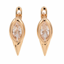 Kolczyki Xuping pozłacane 18k [ 1,7 cm ] - MF43418