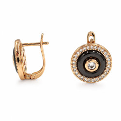 Kolczyki Xuping pozłacane 18k [ 1,4 cm ] - MF44714