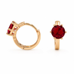 Kolczyki Xuping pozłacane 18k [ 1,3 cm ] - MF43416-3