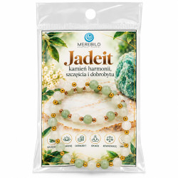 Bransoletka z kamieni naturalnych [ jadeit 6 mm ] - MF43704-61