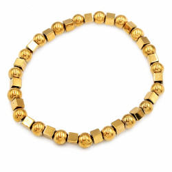 Bransoletka z kamieni naturalnych [ hematyt ] - B13004