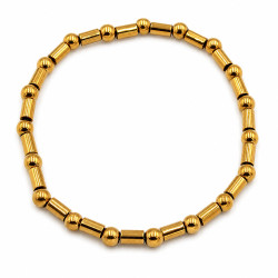 Bransoletka z kamienia naturalnego [ hematyt 4 mm ] - B12024