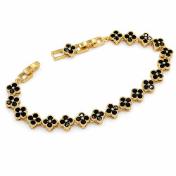 Bransoletka CM miedź pozłacana 14k [ 17-19 cm ] - MF45645
