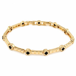 Bransoletka CM miedź pozłacana 14k [ 17-19 cm ] - MF45637