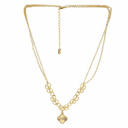 Naszyjnik CM miedź pozłacana 14k [ 40+5 cm ] - MF45356