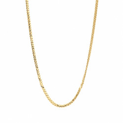 Naszyjnik CM miedź pozłacana 14k [ 60 cm ] - MF45346