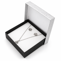 Srebrna biżuteria Merebilo w eleganckim pudełku Stal 316L - MF45389-S