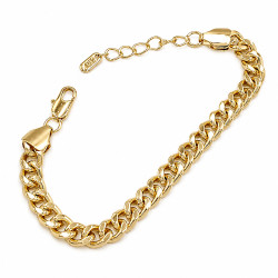 Bransoletka CM miedź pozłacana 14k [ 18+3 cm ] - MF45311