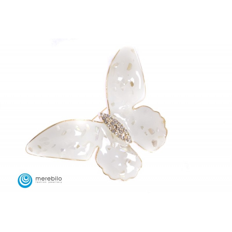 Biżuteria sztuczna Broszka - motyl - FM11474-2